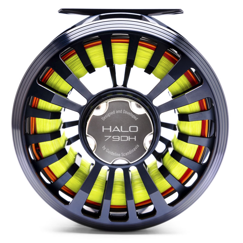 Guideline Halo Dark Grey Sapphire Blue Reel