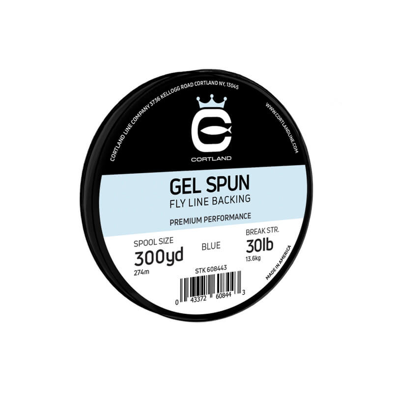 Cortland Gel Spun Backing Blue
