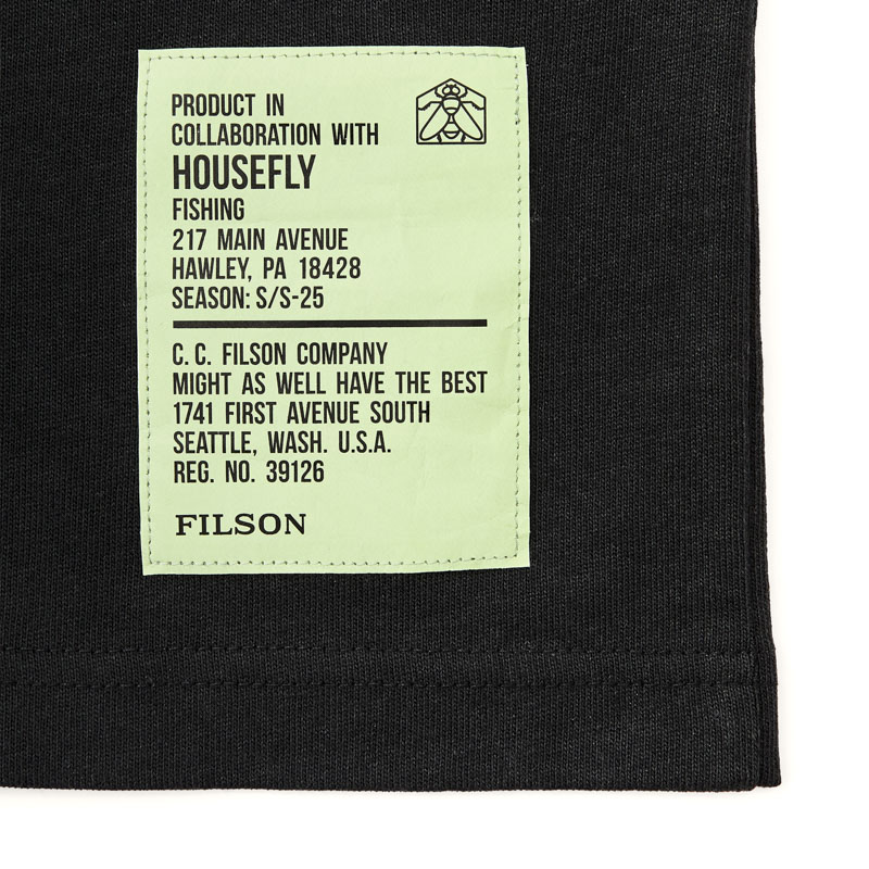Filson x Housefly S/S Graphic T-Shirt Black