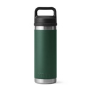YETI Rambler Bottle 18oz Black Forest Green