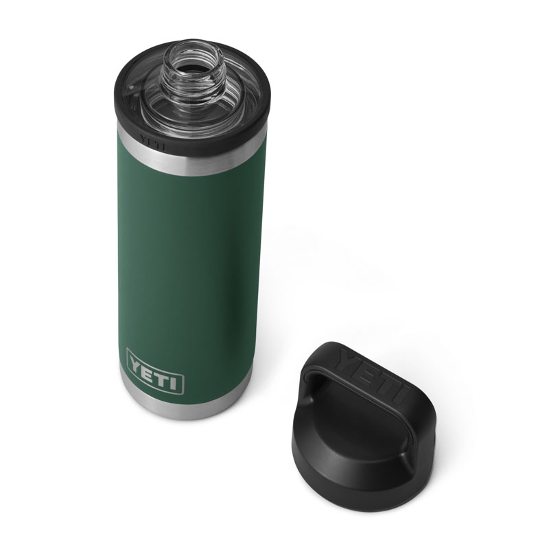 YETI Rambler Bottle 18oz Black Forest Green