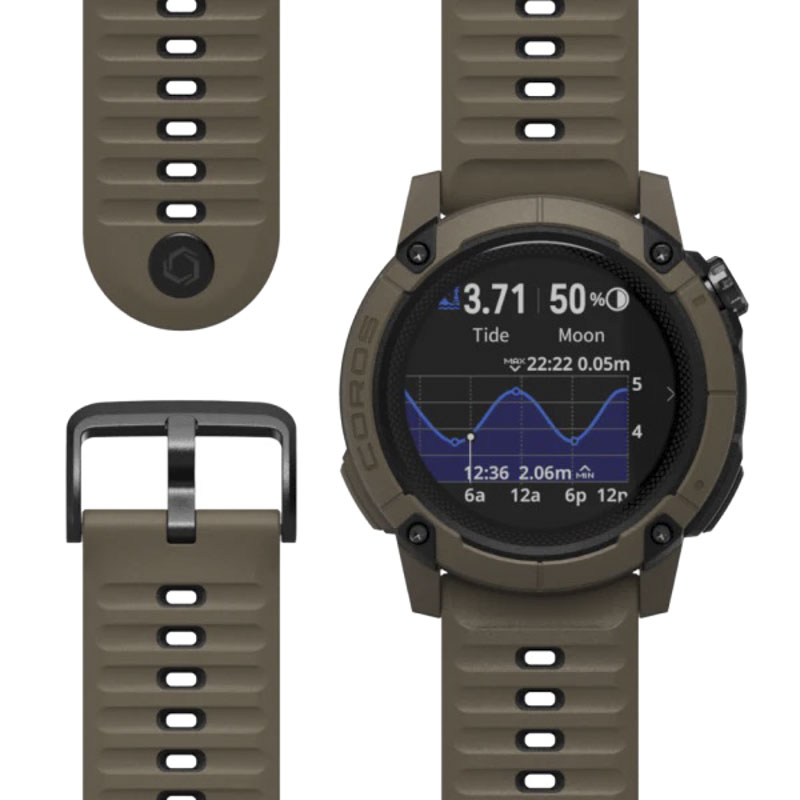Coros Nomad Adventure GPS Watch Brown