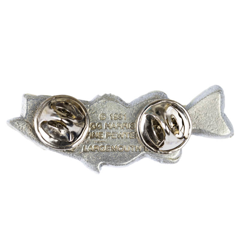 Black Bass Pewter Pins