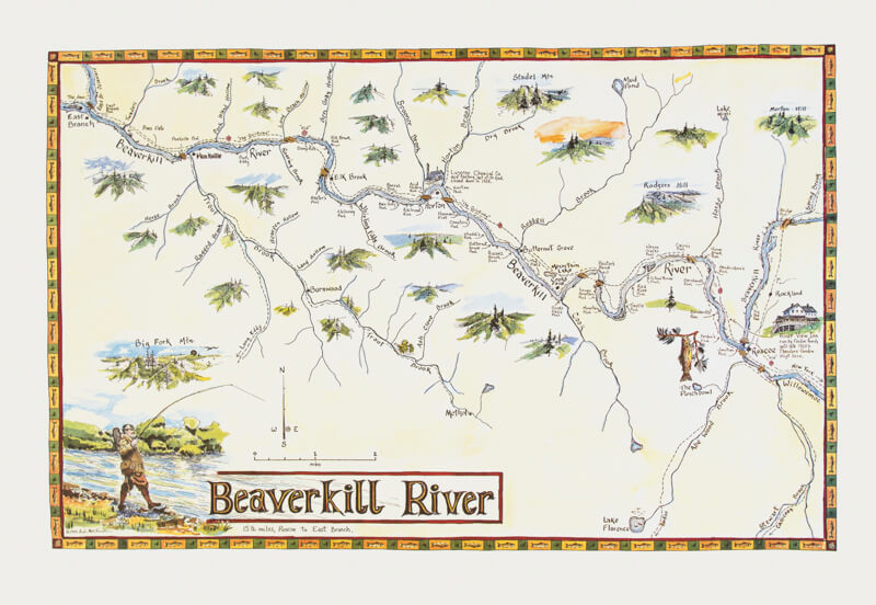 Mappe Fiumi Catskill