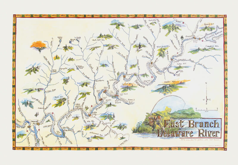 Mappe Fiumi Catskill