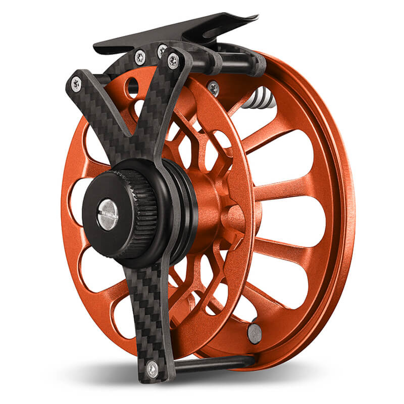 Vosseler Fly Reel Tryst Carbon Orange