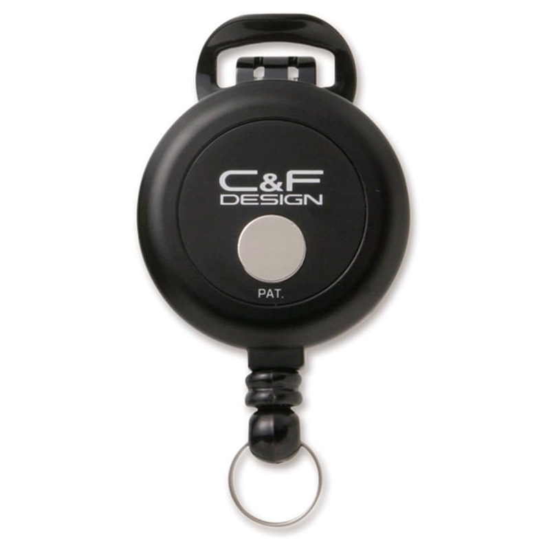 C&F Flex Pin-On Reel Black CFA-72-BK