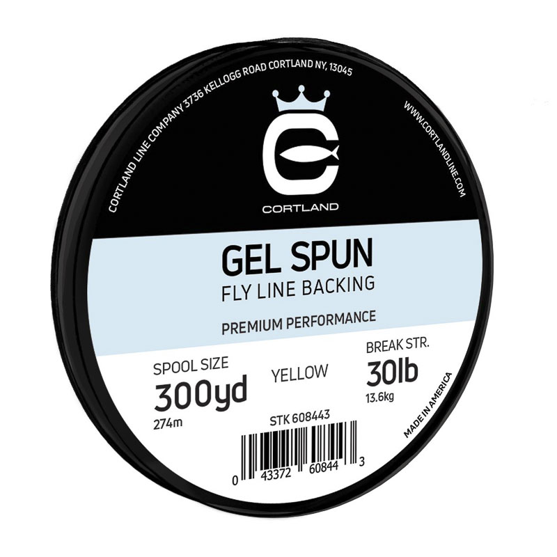 Cortland Gel Spun Backing Yellow