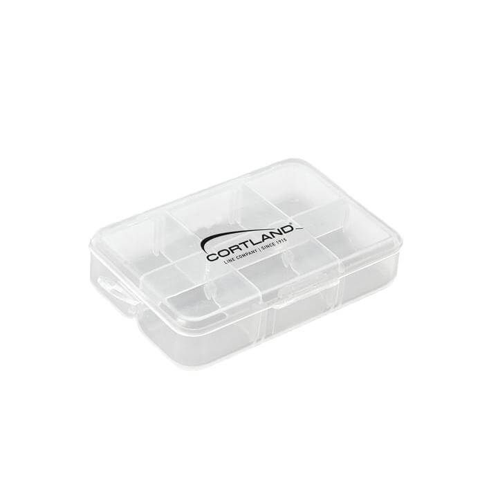 Cortland U-Bottom Fly Box Clear 6 Slot