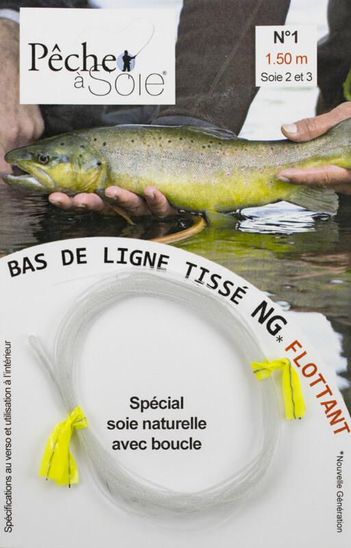 Pêche à Soie Braided Leader with Loop NG 1,5m Line 2/3