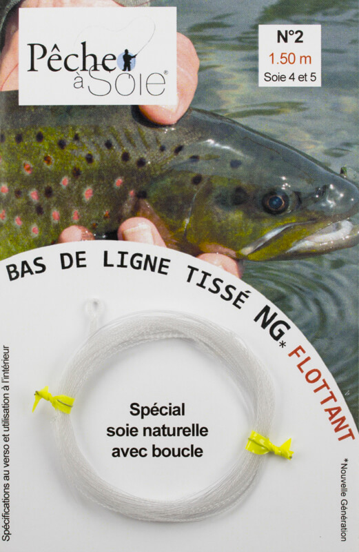 Pêche à Soie Braided Leader with Loop NG 1,5m Line 4/5
