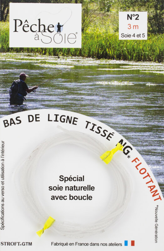 Pêche à Soie Braided Leader with Loop NG 3,0m Line 4/5