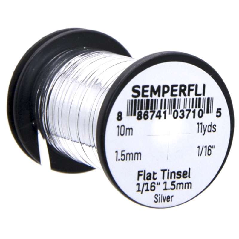 Semperfli 1/16 Mirror Tinsel Silver