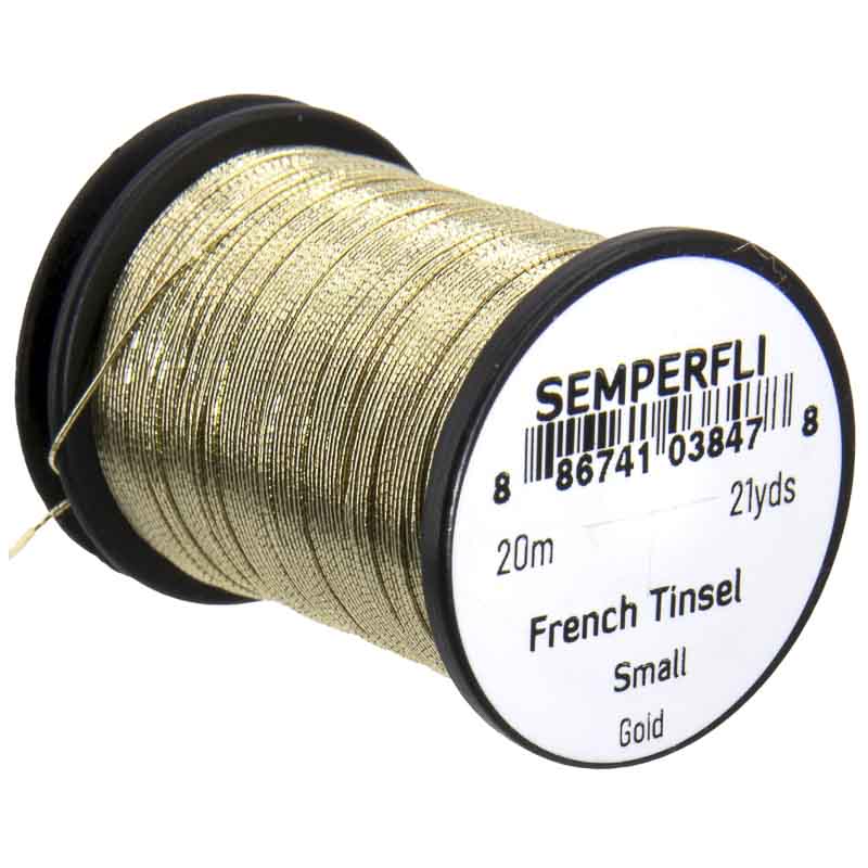 Semperfli French Oval Tinsel Gold