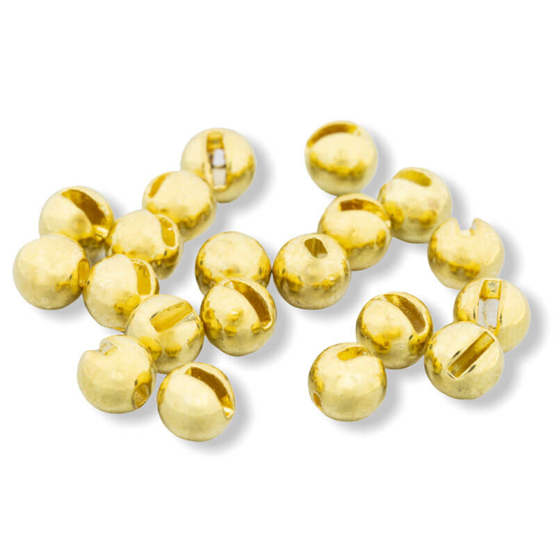 Tungsten Bead Slotted Gold [100]