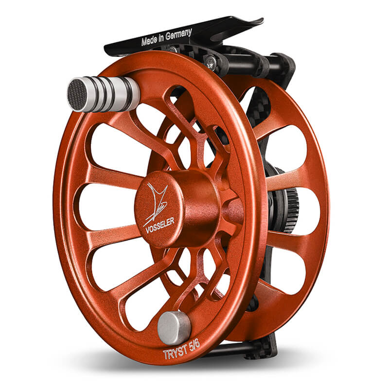 Vosseler Fly Reel Tryst Carbon Orange