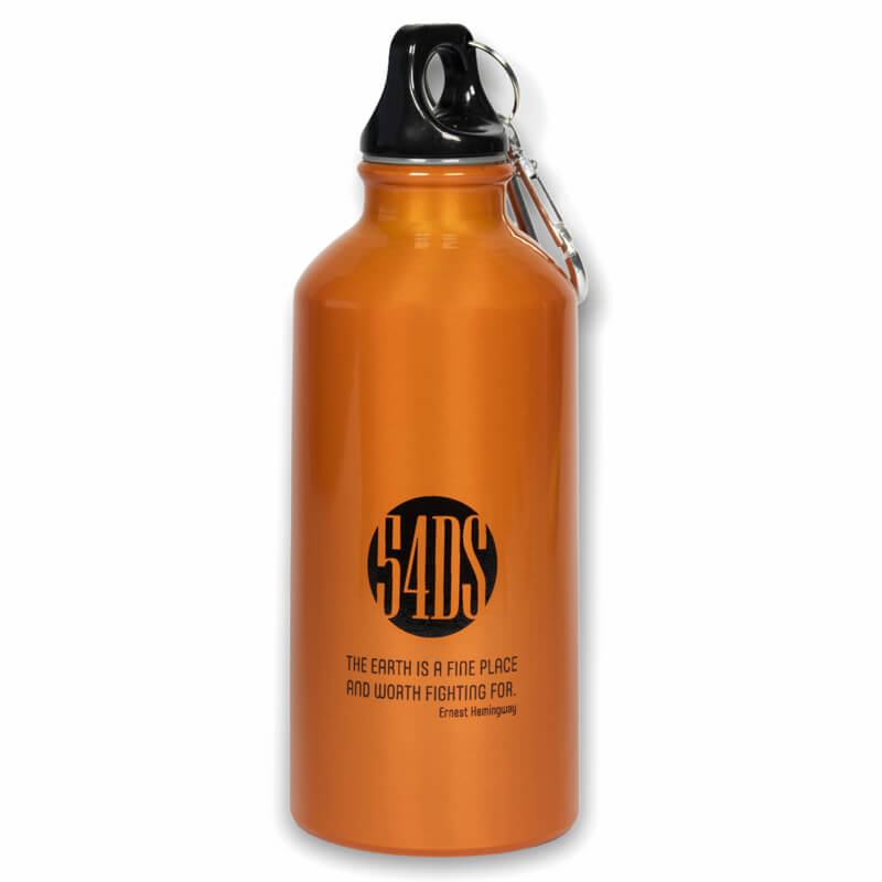 Water Bottle Aluminium Orange