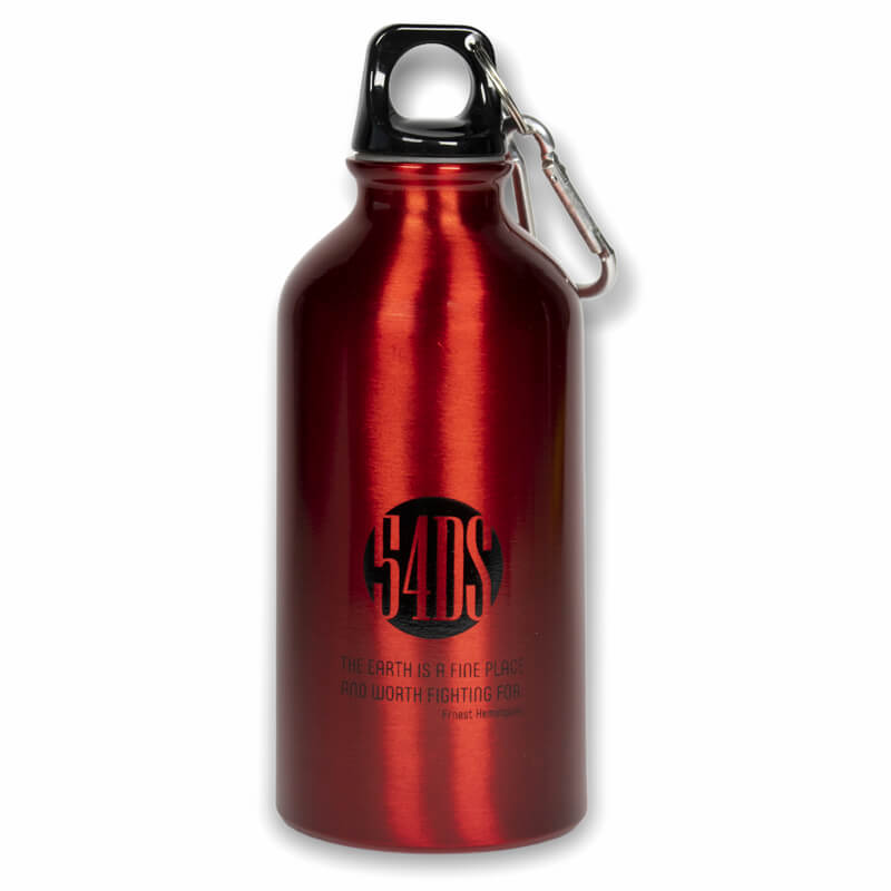 Water Bottle Aluminium Red
