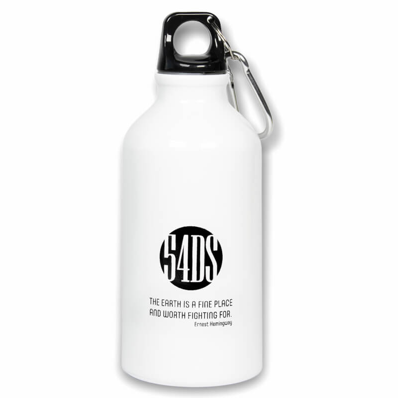 Water Bottle Aluminium White