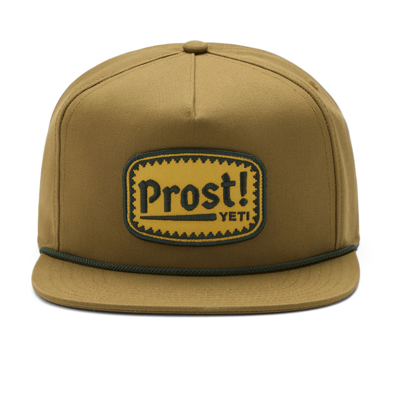 YETI Cappello Prost Flat Brim Rope Brown