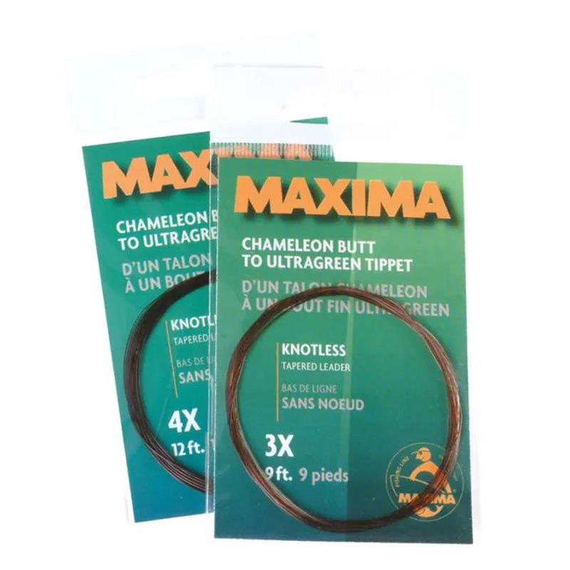 Maxima Knotless Tapered Leader 9ft