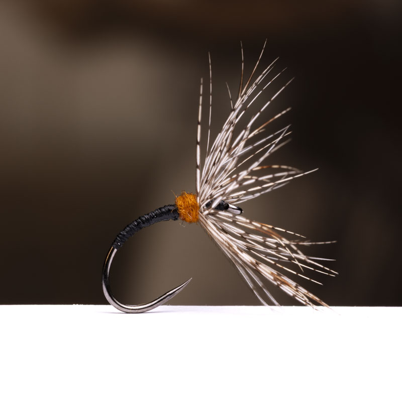 Menghini Black & Orange Sakasa Kebari
