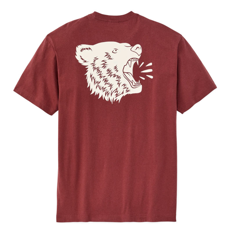 Filson Bear Graphic T-Shirt Chili Oil