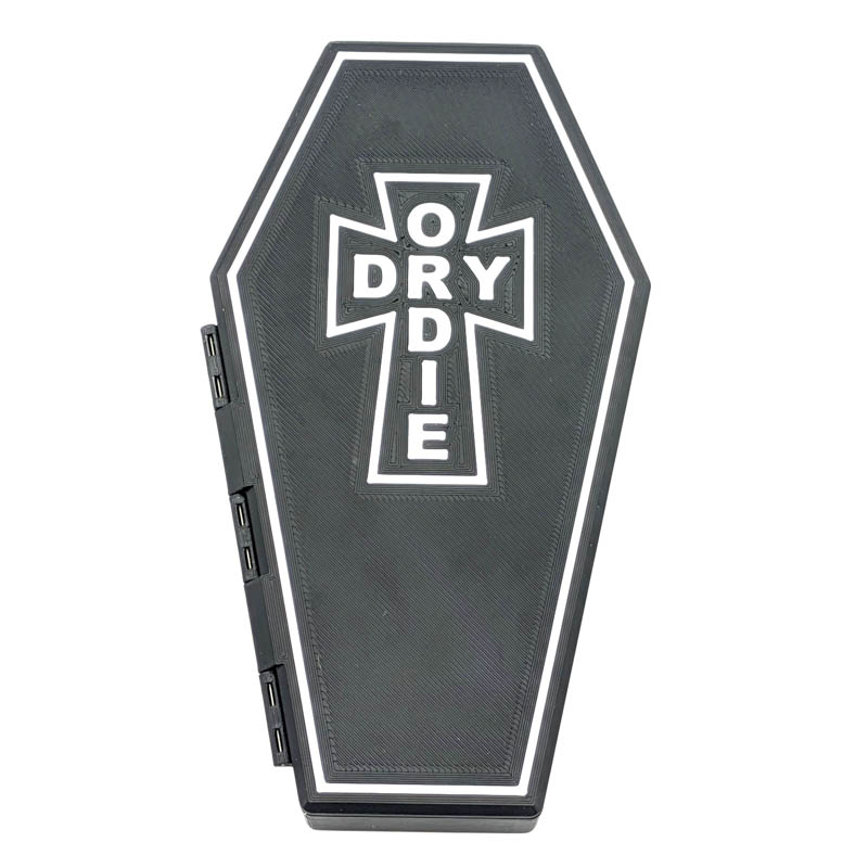 Baked Flies Scatola Porta Mosche Dry or Die Coffin