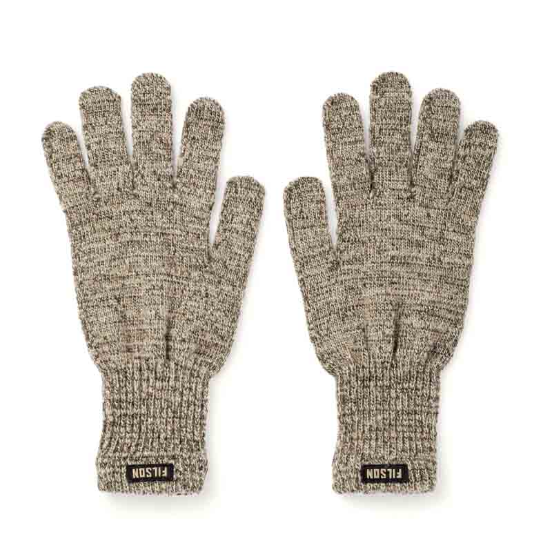 Filson Full Finger Knit Gloves Root Heat