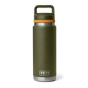 YETI Rambler Bottle 26oz Olive/King Crab Orange
