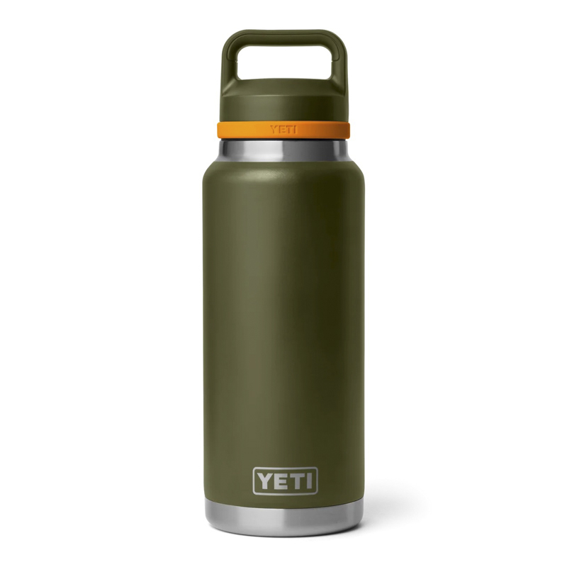 YETI Borraccia Rambler 36oz Olive/King Crab Orange