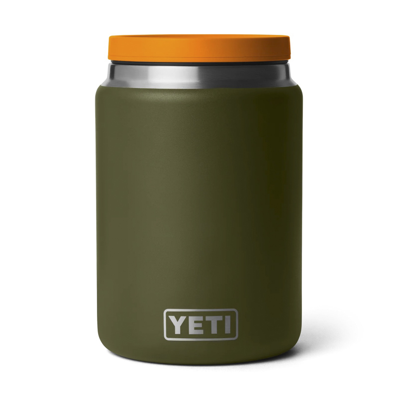 YETI Insulated Food Jar 24oz Olive/King Crab Orange