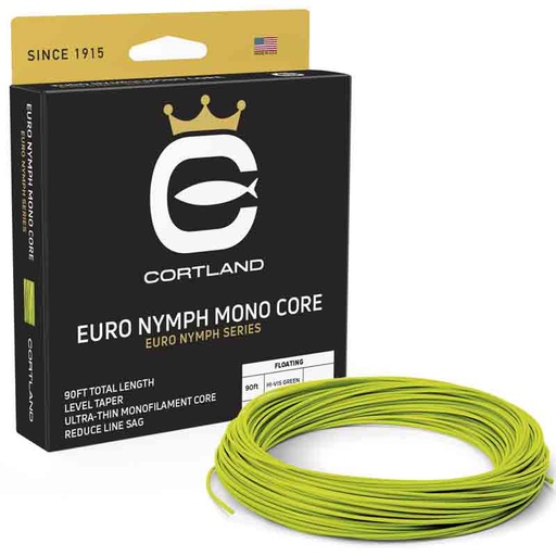 [476134] Cortland Line Euro Nymph Mono Core Hi Vis
