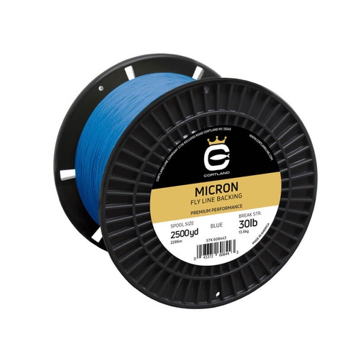 Cortland Micron Backing Blue