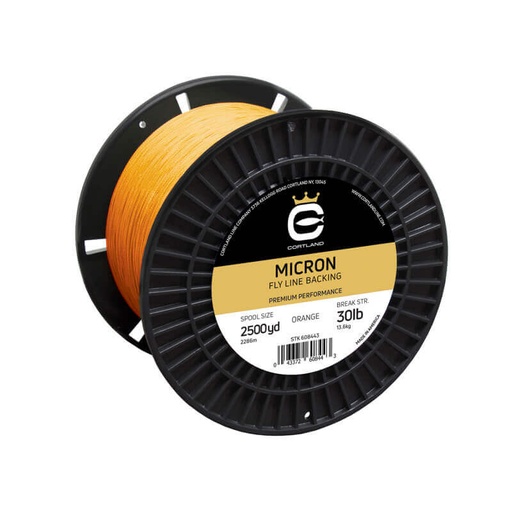 Cortland Micron Backing Orange