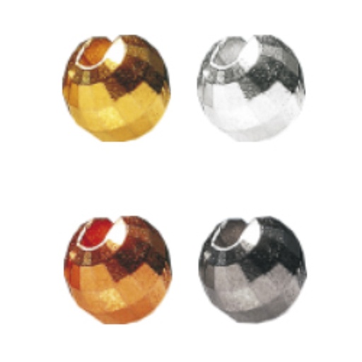 Hanak Tungsten Beads Slotted Diamond