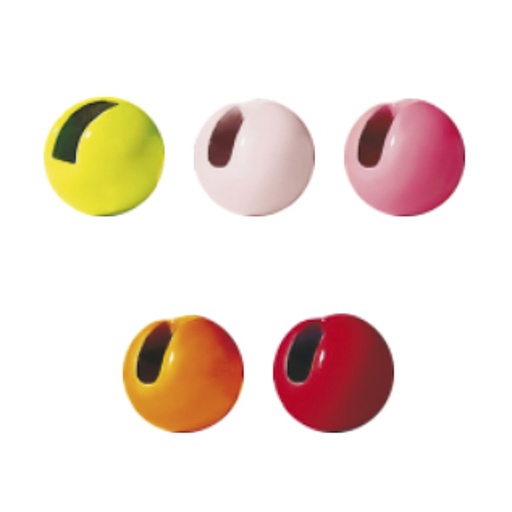 Hanak Tungsten Beads Slotted Fluo