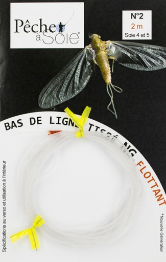 [BDL/200/2/NG] Pêche à Soie Braided Leader without Loop NG 2,0m Line 4/5