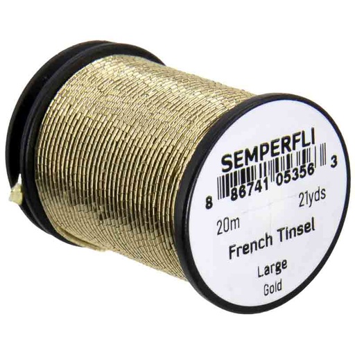 Semperfli French Oval Tinsel Gold