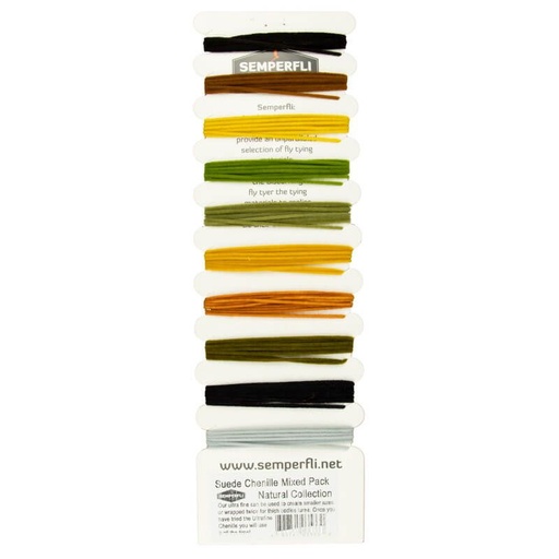 [MCHS010NAT] Semperfli Ciniglia Scamosciata Mix Naturale
