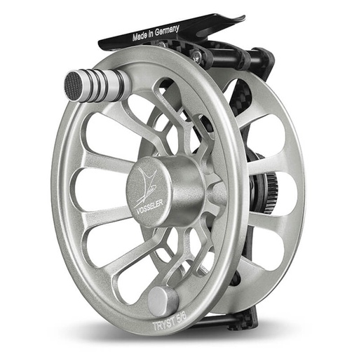 Vosseler Fly Reel Tryst Carbon Silver