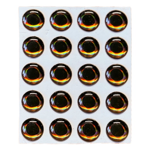 Semperfli 3D Epoxy Eyes Natural