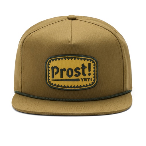 [21023007860] YETI Prost Flat Brim Rope Hat Brown