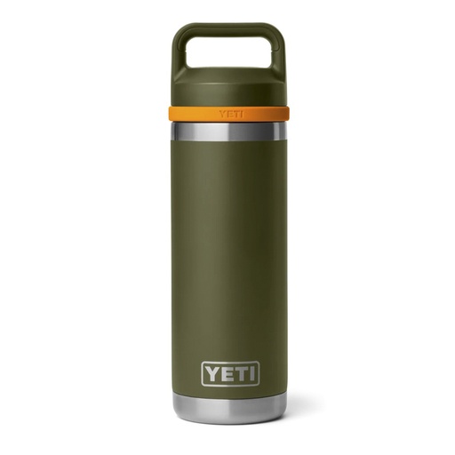 [70000007243] YETI Rambler Bottle 18oz Olive/King Crab Orange