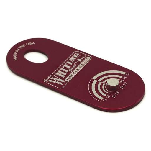 [W100R] Whiting Hackle Gauge Red