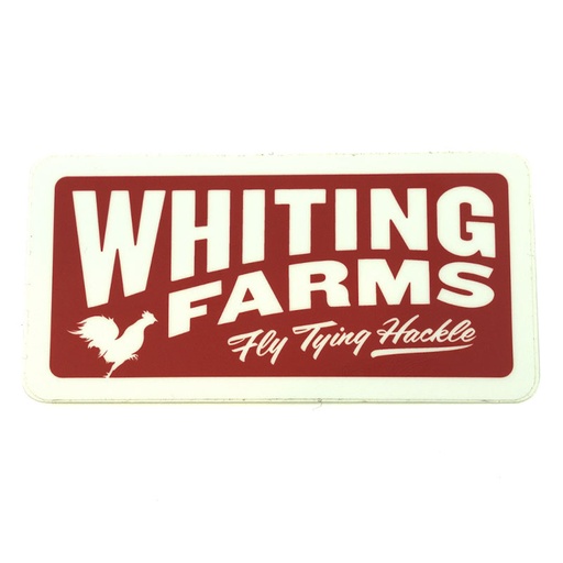 [STICKER252] Whiting Adesivo Rosso