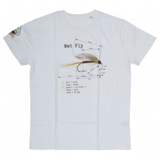 Will They Bite Wet Fly T-Shirt White
