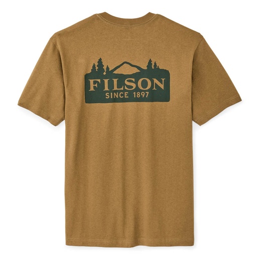 Filson Frontier Logo T-Shirt Golden Tan