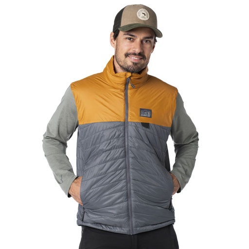 Guideline Loft Vest Dk Gold/Iron