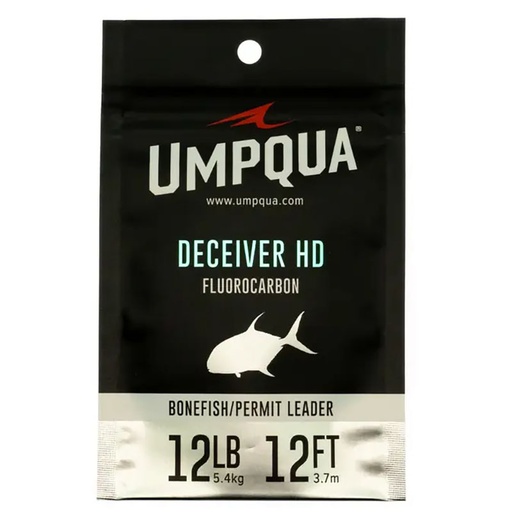 Umpqua Deceiver HD Bone-Permit Fluorocarbon Leader 12ft